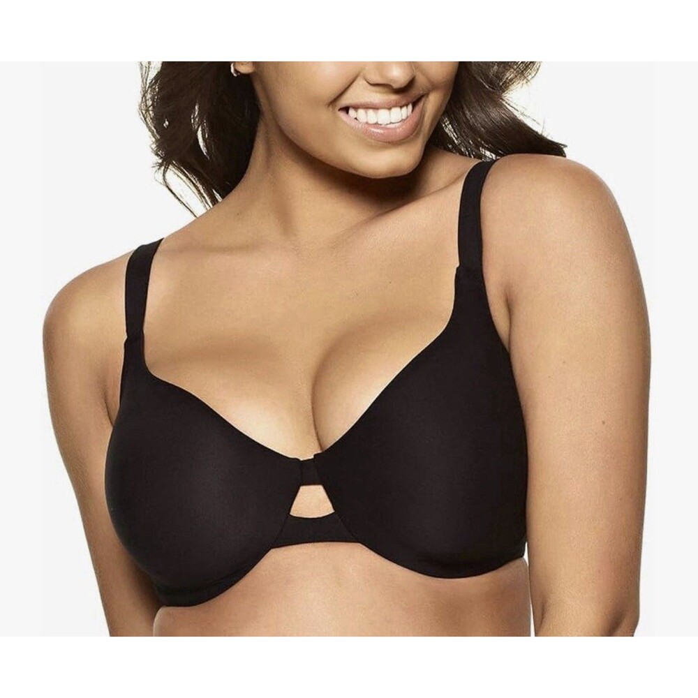 Felina Paramour Sensational Seamless Unlined Bra In Black Sz 38D New